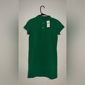 Ralph Lauren Green Polo Dress
